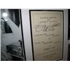 Image 3 : VERY RARE " MAE WEST" HAND SIGNED PROGRAM PAGE, WITH PICTURE IN CUSTOM FRAMED MEMORABILAI DISPLAY