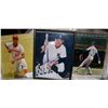 Image 1 : LOT OF (3) SIGNED BASEBALL PICTURES INCLUDING JOHNNY MIZE, ORAL HERSCHIER, ERIC DAVIS