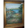 Image 2 : ORIGINAL OIL ON CANVAS LANDSCAPE PAINTING SIGNED M. PADILLA. NICELY FRAMED 32T X 28W.