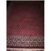 Image 1 : GORGEOUS HAND WOVEN BURGANDY AREA RUG 133 X95