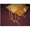 Image 2 : PAIR OF ARTS AND CRAFTS STYLE STACKING TABLES