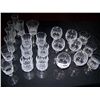 Image 1 : VERY FINE (20) PIECE SET OF ASSORTED MATCHING GLASSWARE, INCLUDING WINE GLASS, FLUTES, AS SHOWN