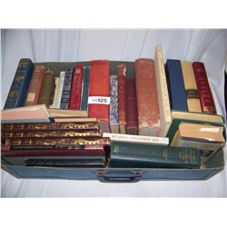 LOT OF (32+) ASSORTED VINTAGE & ANTIQUE BOOKS, SOME RARE DATES, TITLES & FIRST EDITIONS