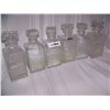Image 1 : LOT OF (6) VINTAGE MOLDED GLASS DECANTERS