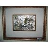 Image 1 : G'ARTE MADE IN ITALY SILVER PLATED BAS RELIEF, CUSTOM FRAMED