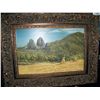 Image 1 : JOSE MARIA VELASCO (MEX. 1840-1912) ORIGINAL OIL ON CANVAS LANDSCAPE. FRAMED PAINTING