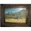 Image 2 : JOSE MARIA VELASCO (MEX. 1840-1912) ORIGINAL OIL ON CANVAS LANDSCAPE. FRAMED PAINTING