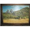 Image 3 : JOSE MARIA VELASCO (MEX. 1840-1912) ORIGINAL OIL ON CANVAS LANDSCAPE. FRAMED PAINTING