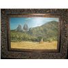 Image 5 : JOSE MARIA VELASCO (MEX. 1840-1912) ORIGINAL OIL ON CANVAS LANDSCAPE. FRAMED PAINTING