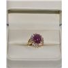Image 1 : EXQUISITE 18K GOLD RUBY & DIAMOND LADIES RING.  APPX. 7CT NATURAL RUBY W/ 1.8 CT VS DIAMONDS