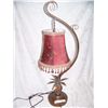 Image 2 : FINE PINEAPPLE TABLE LAMP W/ DESIGNER SHADE