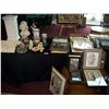 Image 2 : MASSIVE WHOLESALE DEALERS (45+) PIECE FRAMED ARTWORK & COLLECTIBLE LOT. EVERYTHING ON & UNDER TABLE