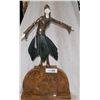 Image 2 : VERY RARE CHIPARUS BRONZE & IVORY SCULPTURE, ART DECO DANCER