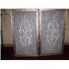 Image 1 : PAIR OF LARGE, MATCHING SILVER FRAMED DECORATIVE PICTURES  53T X 29W