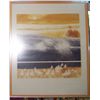 Image 2 : RUSSA GRAEME "SURF" ORIGINAL HAND SIGNED ETCHING 1977 W/ C.OA. FRAMED #105/125