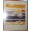 Image 3 : RUSSA GRAEME "SURF" ORIGINAL HAND SIGNED ETCHING 1977 W/ C.OA. FRAMED #105/125