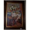 Image 2 : "THE ARTIST'S STUDIO" ORIGINAL OIL ON CANVAS, GALLERY FRAMED PAINTING