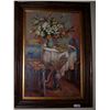 Image 2 : "THE ARTIST'S STUDIO" ORIGINAL OIL ON CANVAS, GALLERY FRAMED PAINTING