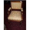 Image 1 : UPHOLSTERED VINTAGE ARM CHAIR