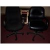 Image 2 : PAIR OF BLACK OFFICE CHAIRS