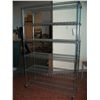 Image 1 : INDUSTRIAL STAINLESS STEEL FIVE SHELF RACK ON WHEELS