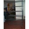 Image 2 : INDUSTRIAL STAINLESS STEEL FIVE SHELF RACK ON WHEELS