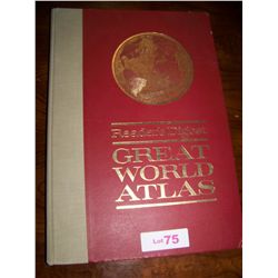 "GREAT WORLD ATLAS" READERS DIGEST 1963, HARDCOVER BOOK