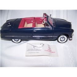 1949 FORD CONVERTIBLE FRANKLIN MINT PRECISION MODEL, IN ORIGINAL BOX W/ COA