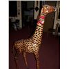 Image 1 : UNIQUE CUSTOM MADE 6 FT TALL GIRAFFE HAND PAINTED PAPER MACHE STATUE