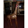 Image 2 : UNIQUE CUSTOM MADE 6 FT TALL GIRAFFE HAND PAINTED PAPER MACHE STATUE