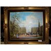 Image 1 : VINTAGE, SIGNED IMPRESSIONIST FRENCH PAINTING IN GORGEOUS FRAME 28T X 32W