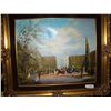 Image 2 : VINTAGE, SIGNED IMPRESSIONIST FRENCH PAINTING IN GORGEOUS FRAME 28T X 32W