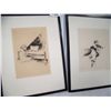 Image 1 : MARGERY RYERSON PAIR OF VERY RARE ANTIQUE,  DRYPOINT FRAMED ETCHINGS. SIGNED