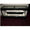 Image 1 : BLACK & GLASS SIDE TABLE
