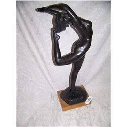 VINTAGE AUSTIN SCULPTURE " NUDE DANCER", ON BASE