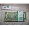 Image 2 : (100X$)  100   UNITED STATES $2 BILLS SERIES 2009. CRISP & UNHANDLED, IN SEQUENCE