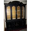 Image 1 : LARGE BLACK & GOLD CABINET