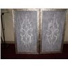 Image 2 : PAIR OF LARGE, MATCHING SILVER FRAMED DECORATIVE PICTURES