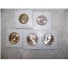 Image 1 : (5) PIECE LOT OF UNITED STATES COINS (3) KENNEDY HALF DOLLARS B.U & (2) SACAGEWA DOLLARS 1999 & 2000