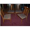 Image 2 : LOT OF (4) MID-CENTURY MODERN UPHOLSTERED CHAIRS