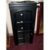 Image 2 : BLACK & GLASS DISPLAY CABINET