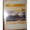 Image 3 : RUSSA GRAEME "SURF" ORIGINAL HAND SIGNED ETCHING 1977 W/ C.OA. FRAMED #105/125
