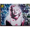 Image 1 : "MARILYN" POP ART STYLE ORIGINAL PAINTING BY MOGWLI, IN THE MANNER OF ANDY WARHOL