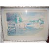 Image 2 : PAUL HUMPHREY ORIGINAL LITHOGRAPH CALIFORNIA INTERIOR. FRAMED