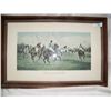 Image 2 : "GETTING AWAY W/ THE BALL" CUSTOM FRAMED  POLO FINE ART PRINT