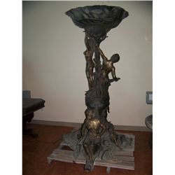 MONUMENTIAL 12FT OUTDOOR FRENCH STYLE BRONZE FOUNTAIN. RETAIL VALUE $49,000