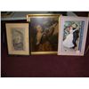 Image 2 : LOT OF (3) CLASSIC FRAMED FINE ART PRINTS