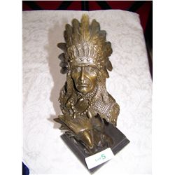 MILO ORIGINAL LIMITED EDITION BRONZE SCULPTURE " INDIAN CHIEF"