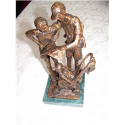 LOST IN FANTASYLAND, BY DENNIS SMITH,  LIMITED EDITION BRONZE SCULPTURE