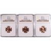 Image 1 : ( 3 ) 1953-D LINCOLN CENTS, NGC MS-66 REDS!